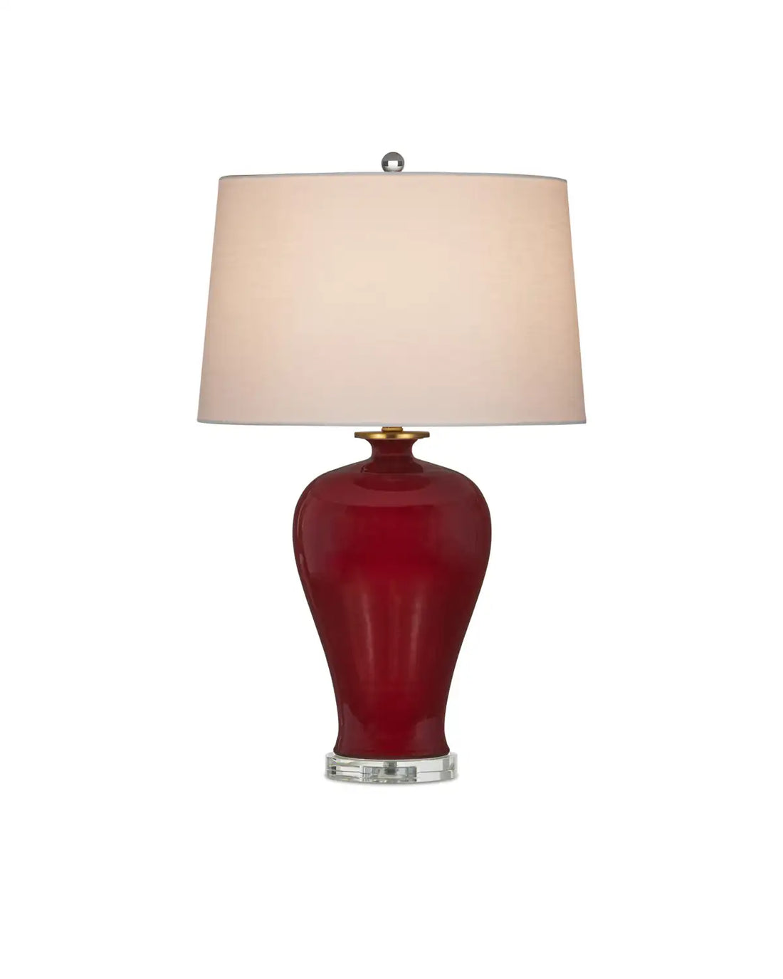 CURREY & COMPANY IMPERIAL RED TABLE LAMP - Table