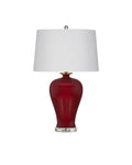 CURREY & COMPANY IMPERIAL RED TABLE LAMP - Table