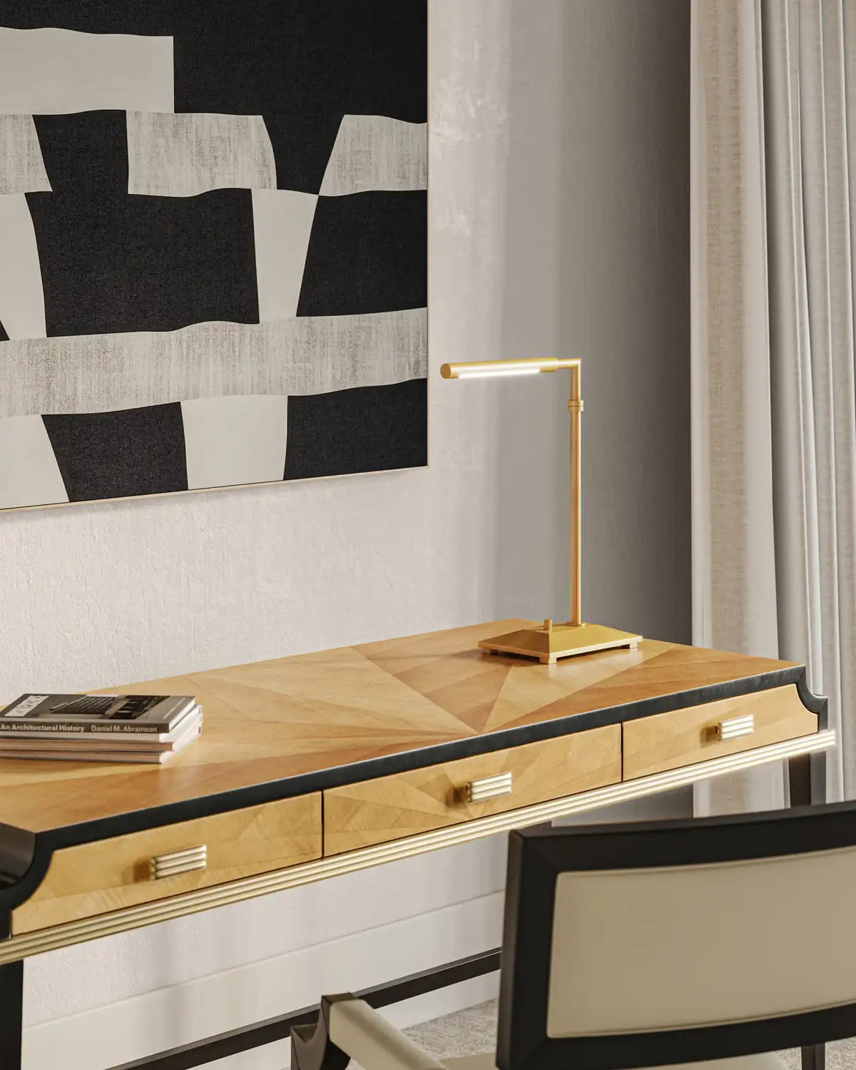 CURREY & COMPANY AUTRAND DESK LAMP - Table