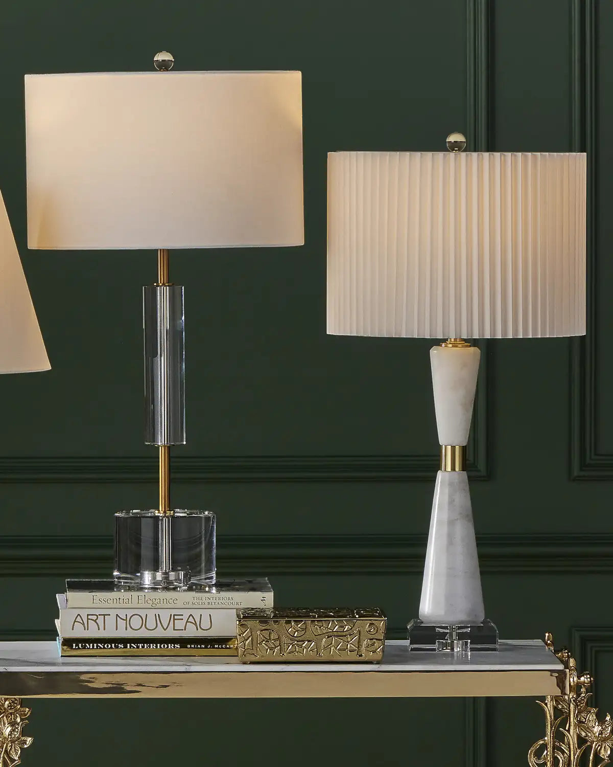 CURREY & COMPANY EDELMAR TABLE LAMP - Table