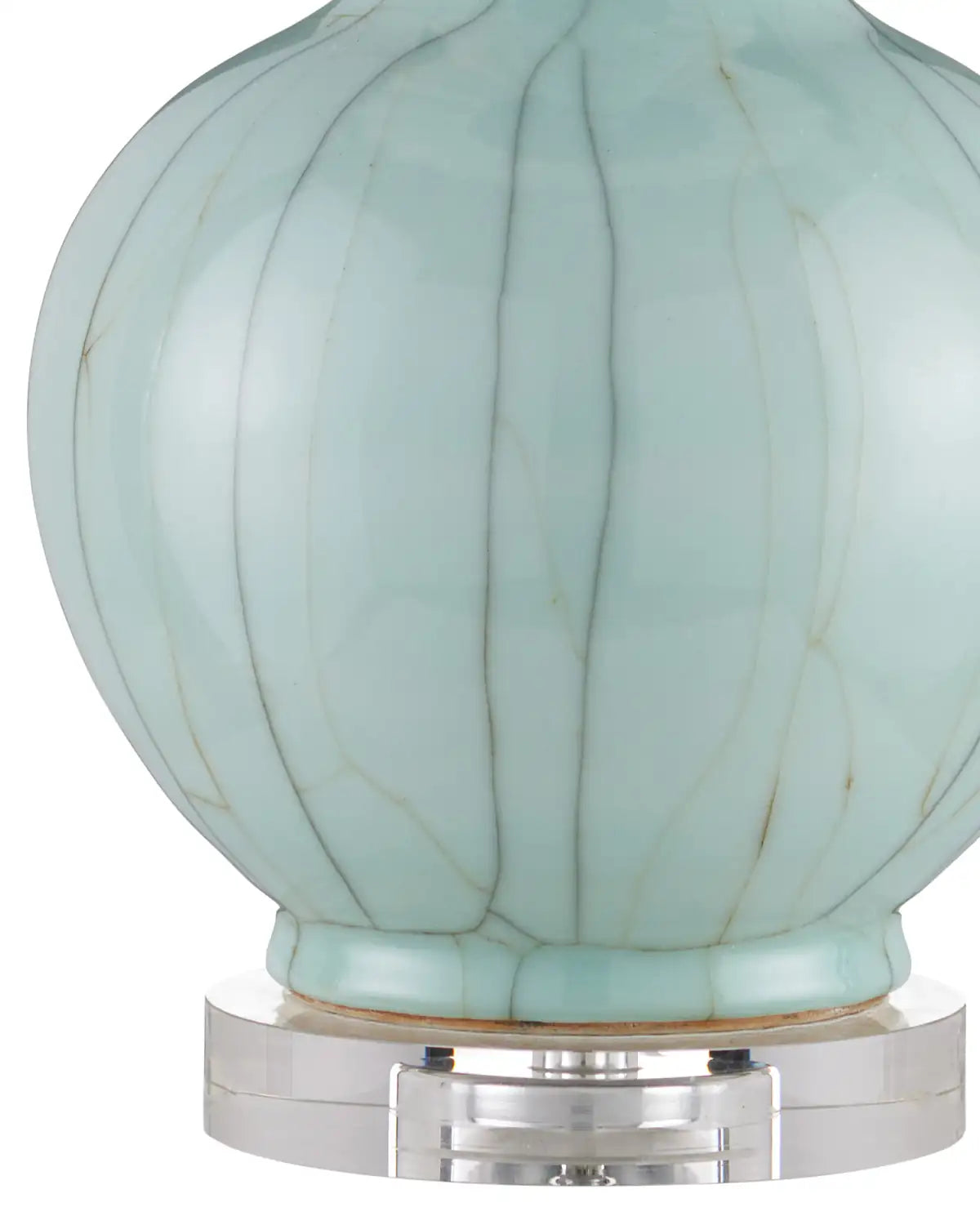 CURREY & COMPANY CELADON CRACKLE TABLE LAMP - Table