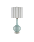 CURREY & COMPANY CELADON CRACKLE TABLE LAMP - Table