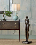 CURREY & COMPANY CELADON CRACKLE TABLE LAMP - Table