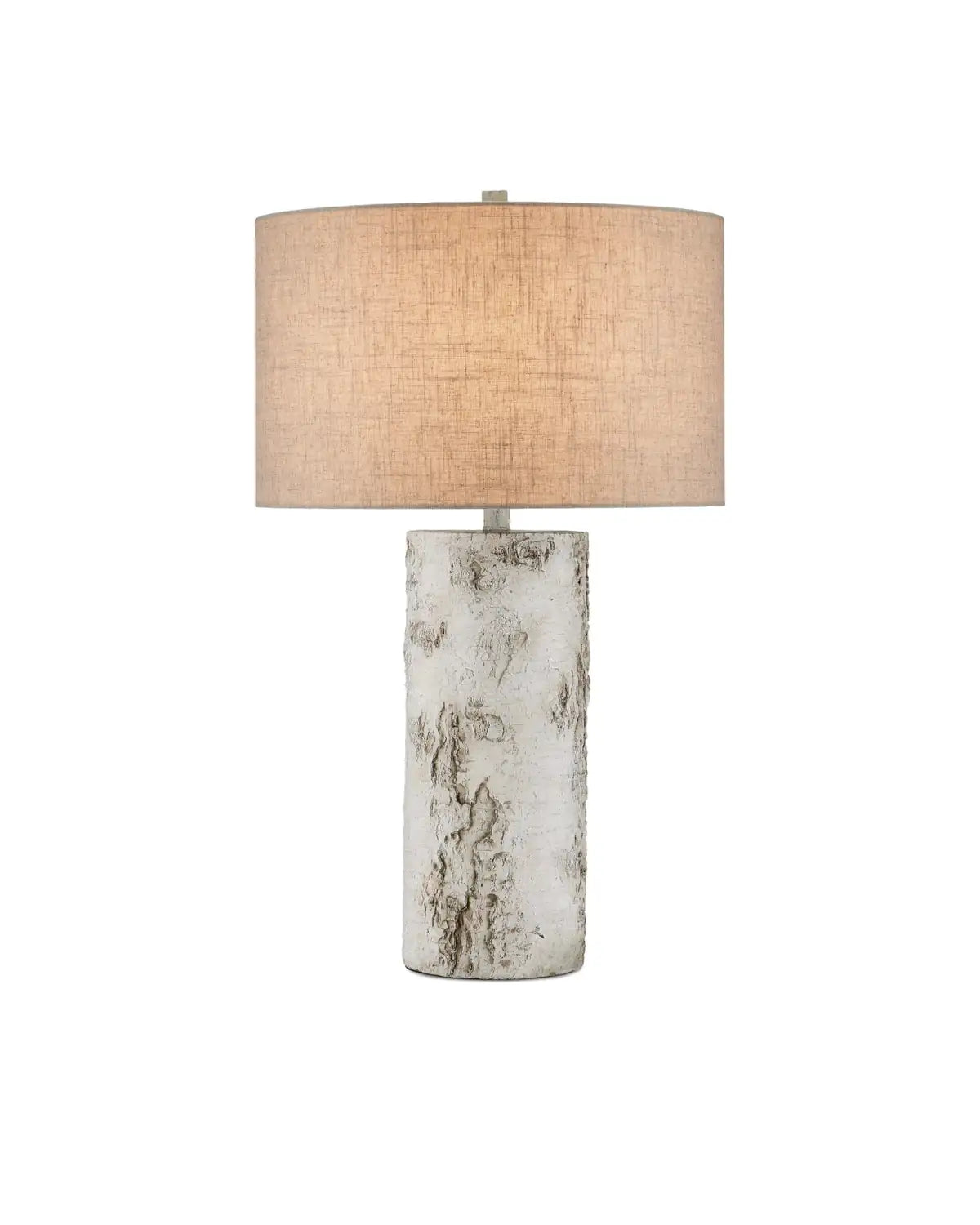 CURREY & COMPANY FAUX BIRCH TABLE LAMP - Table