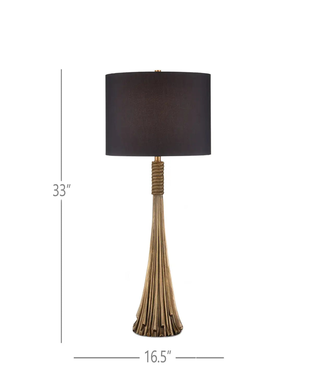 CURREY & COMPANY BAROQUE TABLE LAMP - Table