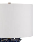CURREY & COMPANY MAITAKE BLUE TABLE LAMP - Table