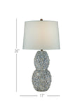 CURREY & COMPANY JESSAMINE BLUE TABLE LAMP - Table
