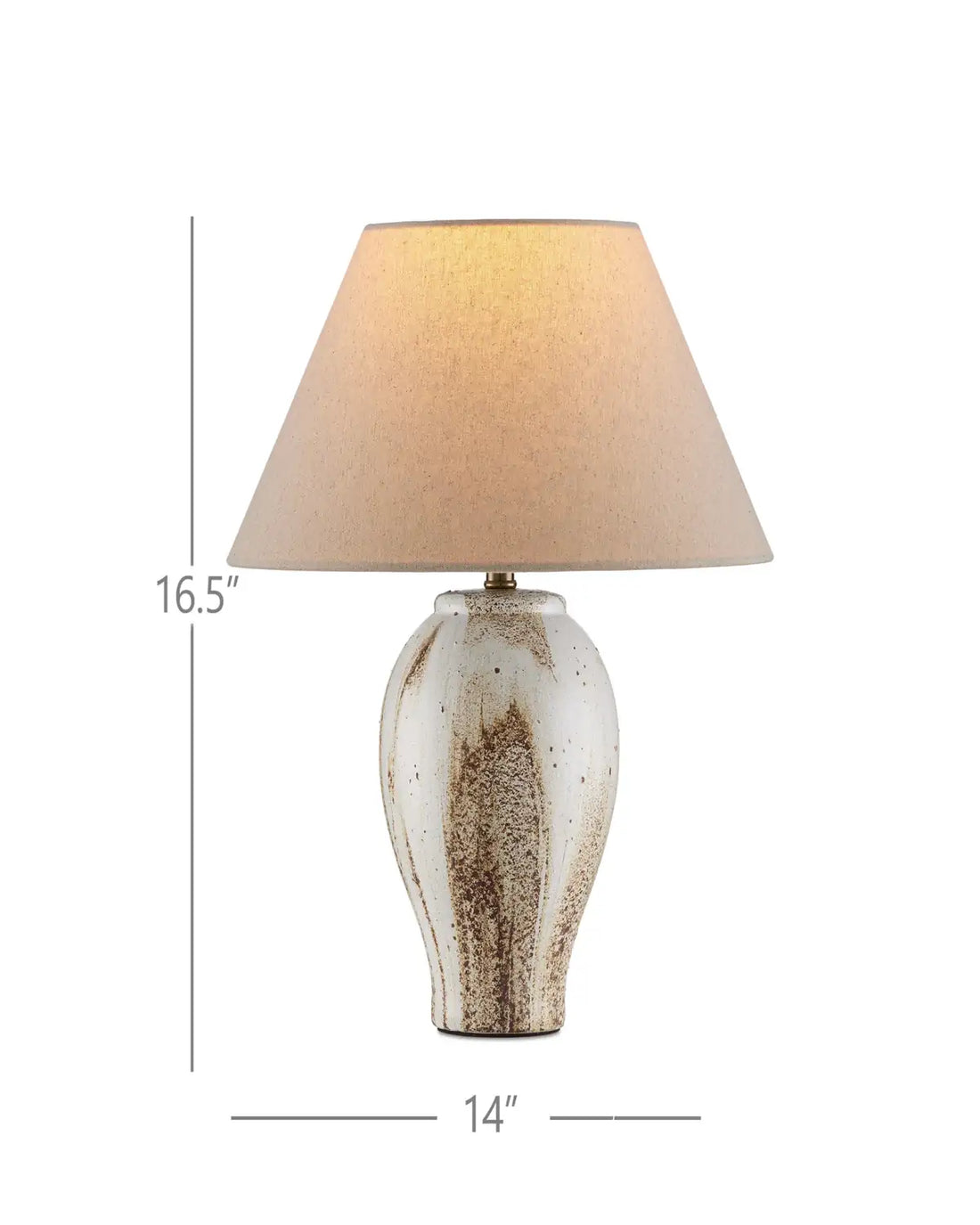 CURREY & COMPANY LATTE BEIGE TABLE LAMP - Table