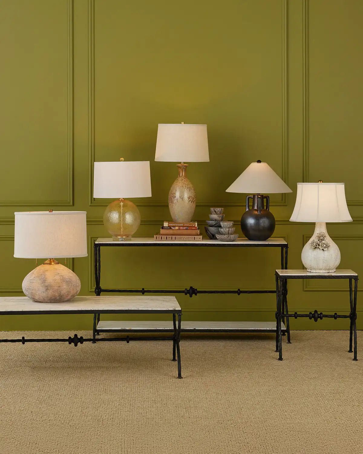 CURREY & COMPANY ZEBULON TABLE LAMP - Table