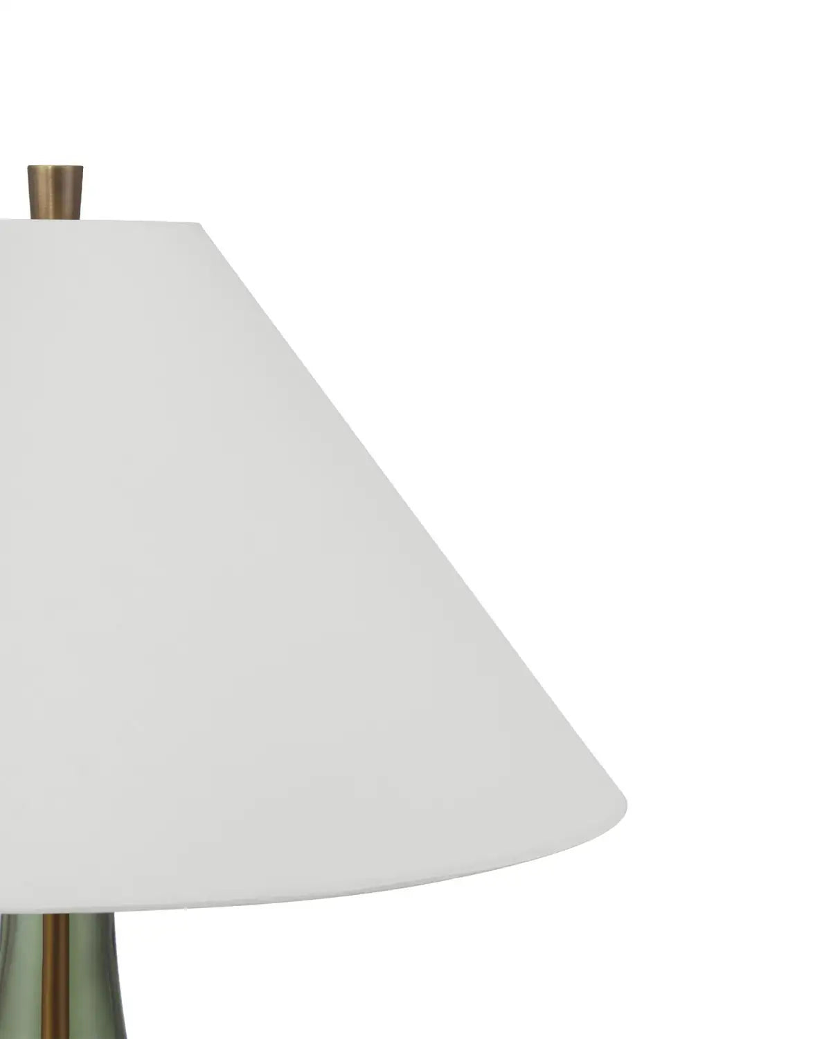 CURREY & COMPANY OLIVE GREEN TABLE LAMP - Table