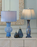 CURREY & COMPANY LAPIS BLUE TABLE LAMP - Table