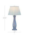CURREY & COMPANY LAPIS BLUE TABLE LAMP - Table