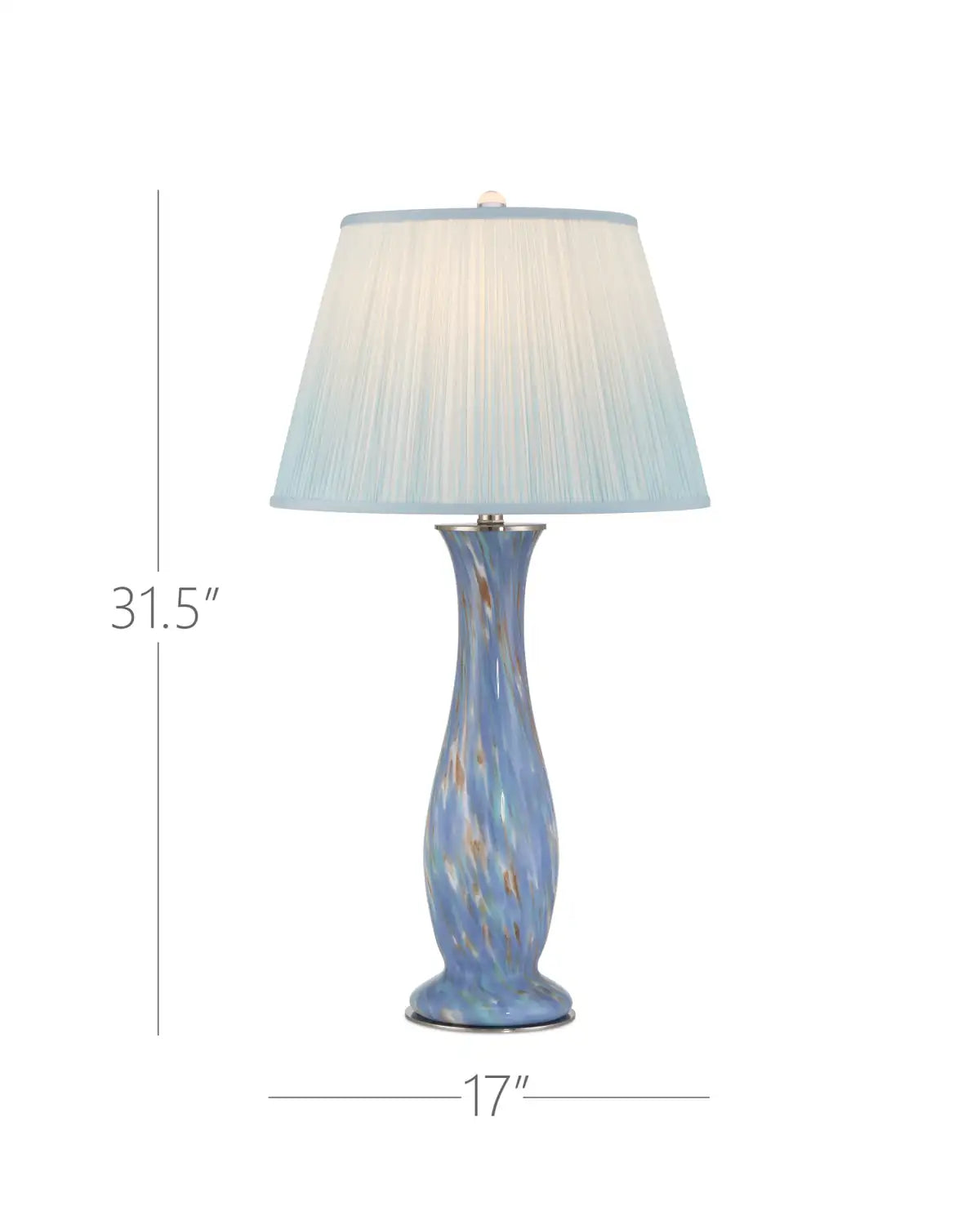 CURREY & COMPANY LAPIS BLUE TABLE LAMP - Table