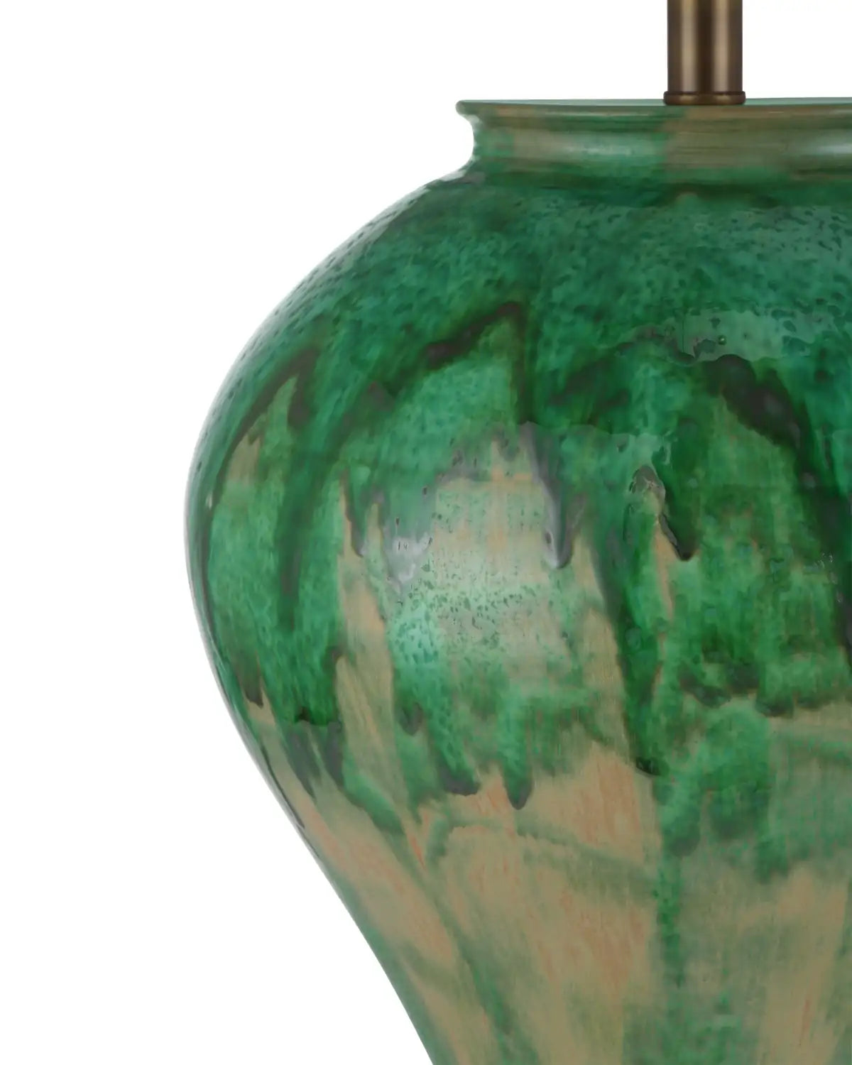 CURREY & COMPANY BLARNEY GREEN TABLE LAMP - Table