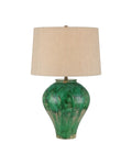 CURREY & COMPANY BLARNEY GREEN TABLE LAMP - Table