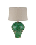 CURREY & COMPANY BLARNEY GREEN TABLE LAMP - Table