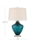 CURREY & COMPANY SAPPHIRE BLUE TABLE LAMP - Table