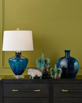 CURREY & COMPANY SAPPHIRE BLUE TABLE LAMP - Table