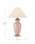 CURREY & COMPANY LUCY PINK TABLE LAMP - Table