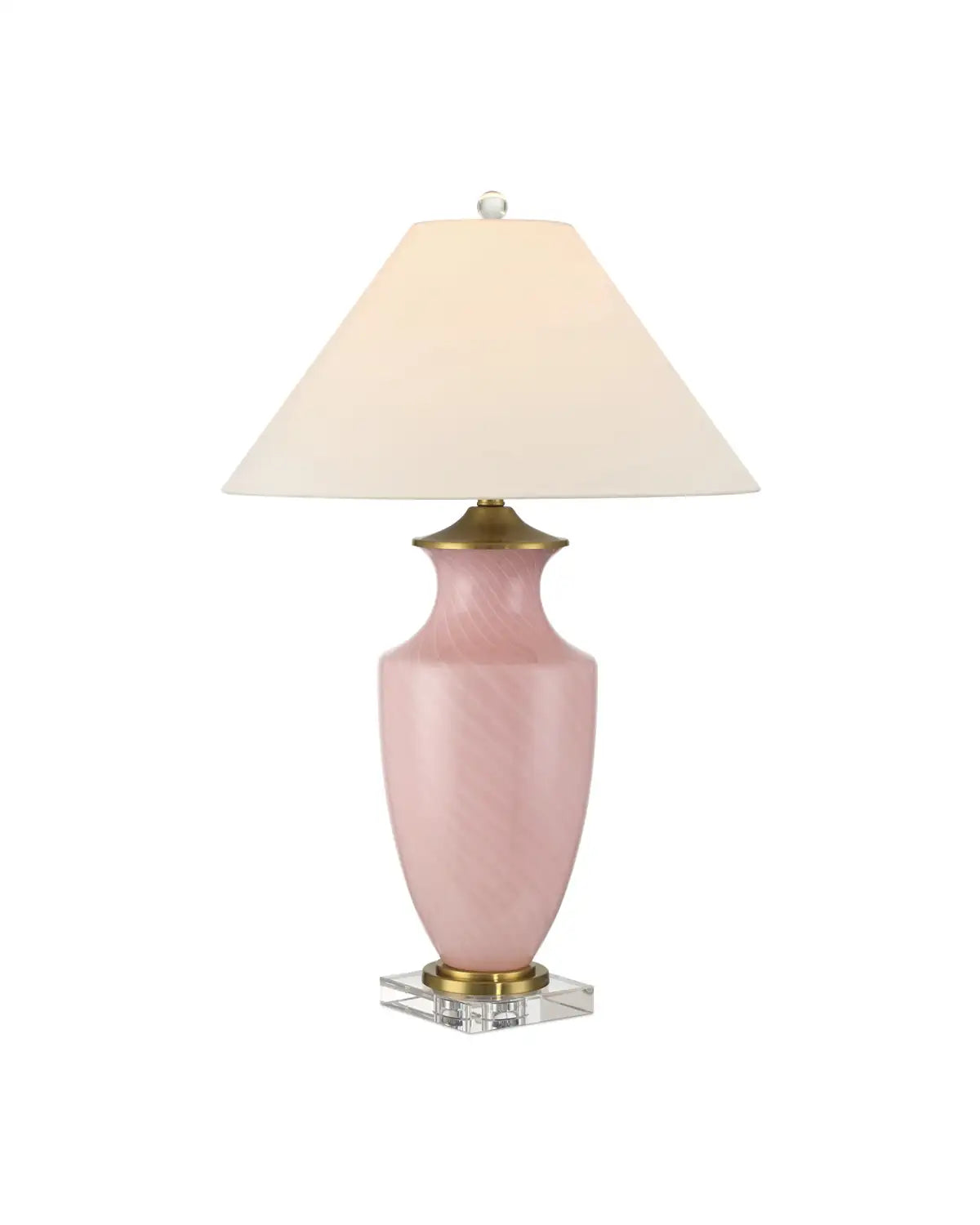 CURREY & COMPANY LUCY PINK TABLE LAMP - Table