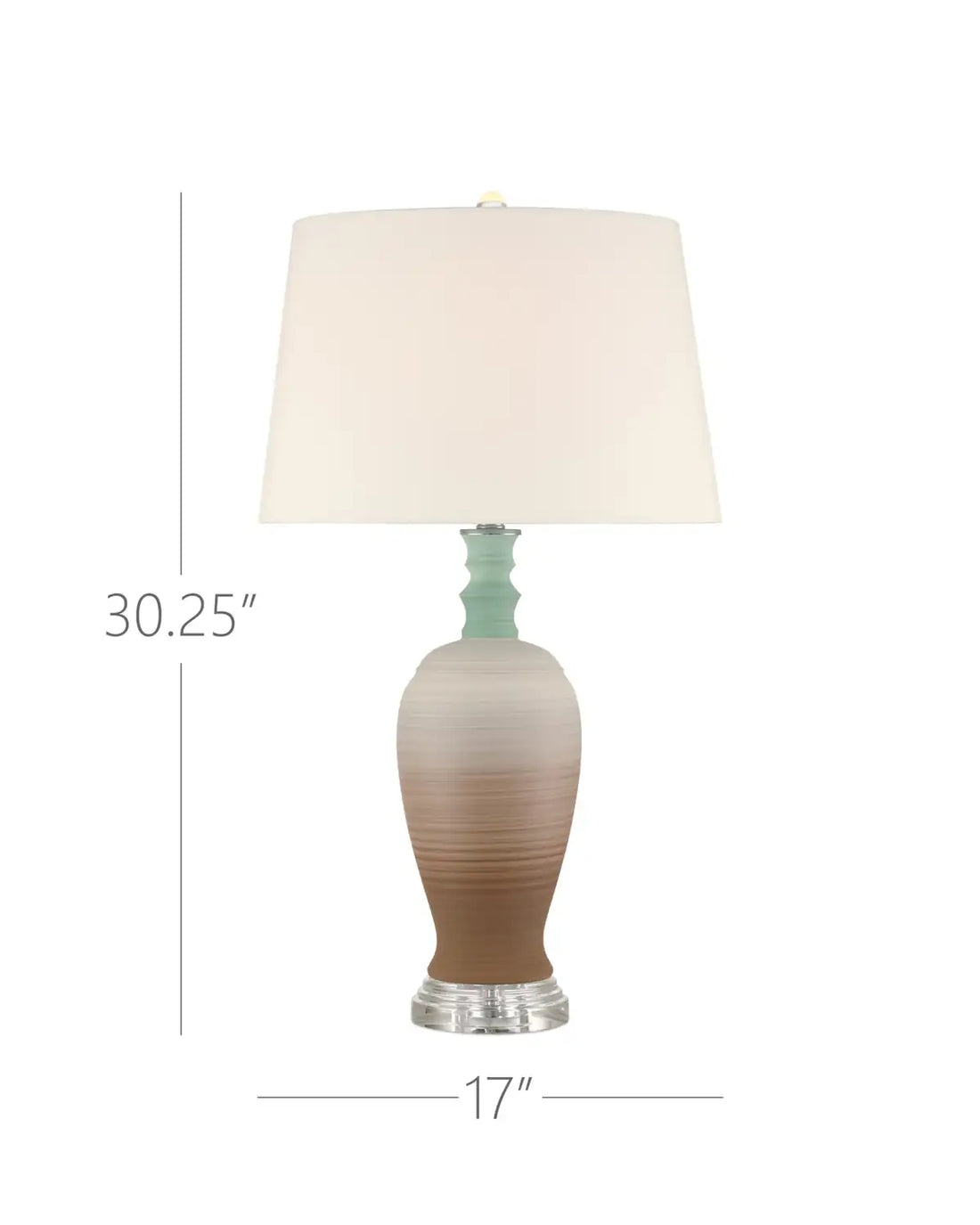 CURREY & COMPANY HAPPY 80'S & PALE BLUE TABLE LAMP - Table