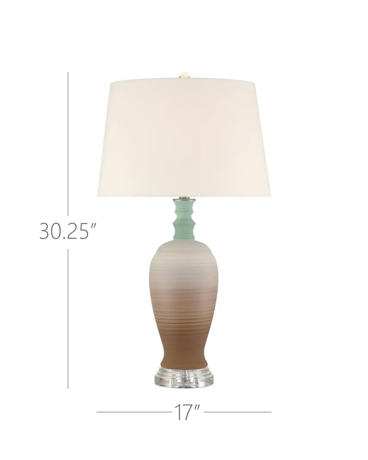 CURREY & COMPANY HAPPY 80'S & PALE BLUE TABLE LAMP - Table