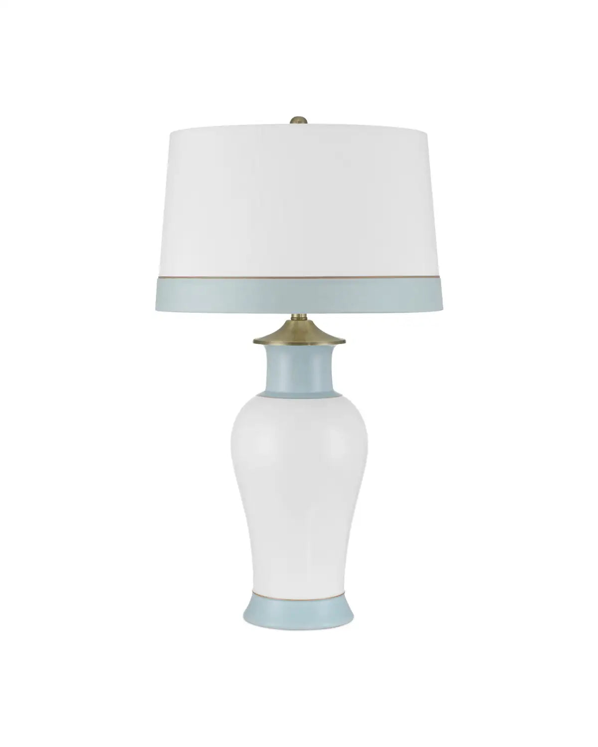 CURREY & COMPANY KORA BLUE TABLE LAMP - Table