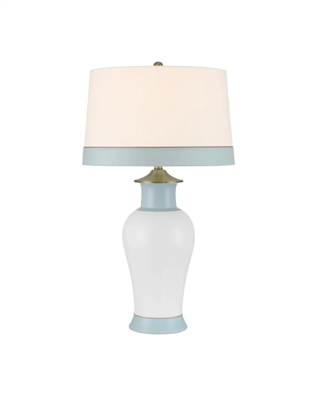 CURREY & COMPANY KORA BLUE TABLE LAMP - Table