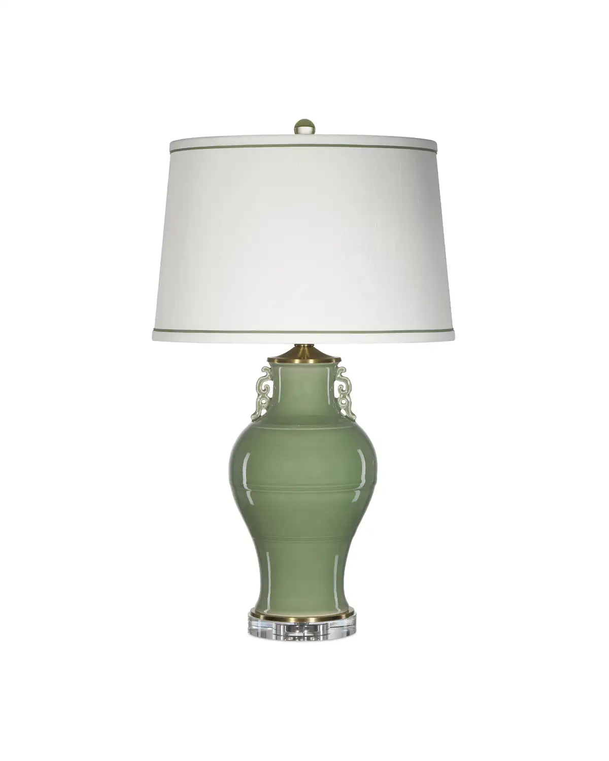 CURREY & COMPANY LONDONDERRY GREEN TABLE LAMP - Table