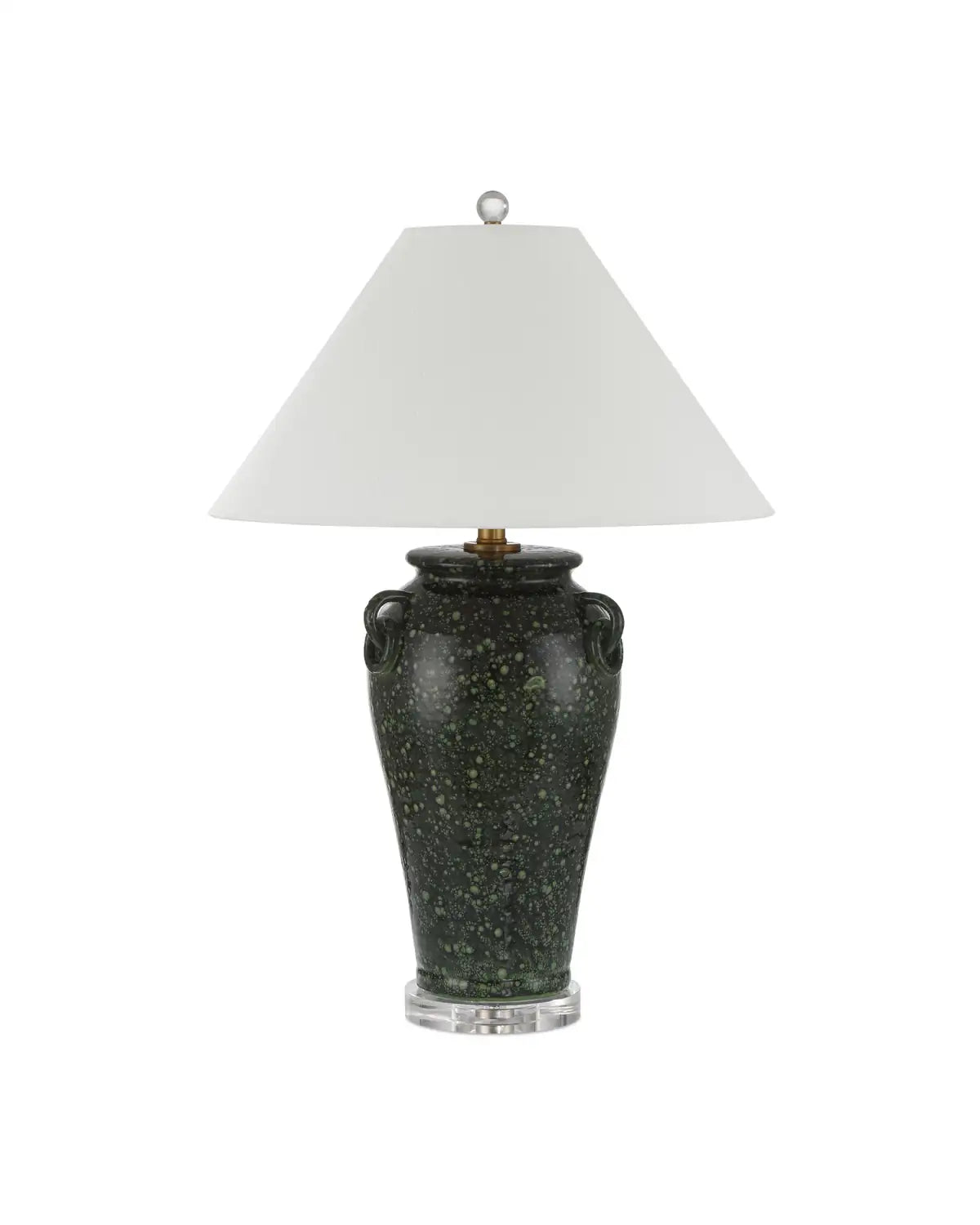 CURREY & COMPANY JUNKO GREEN TABLE LAMP - Table