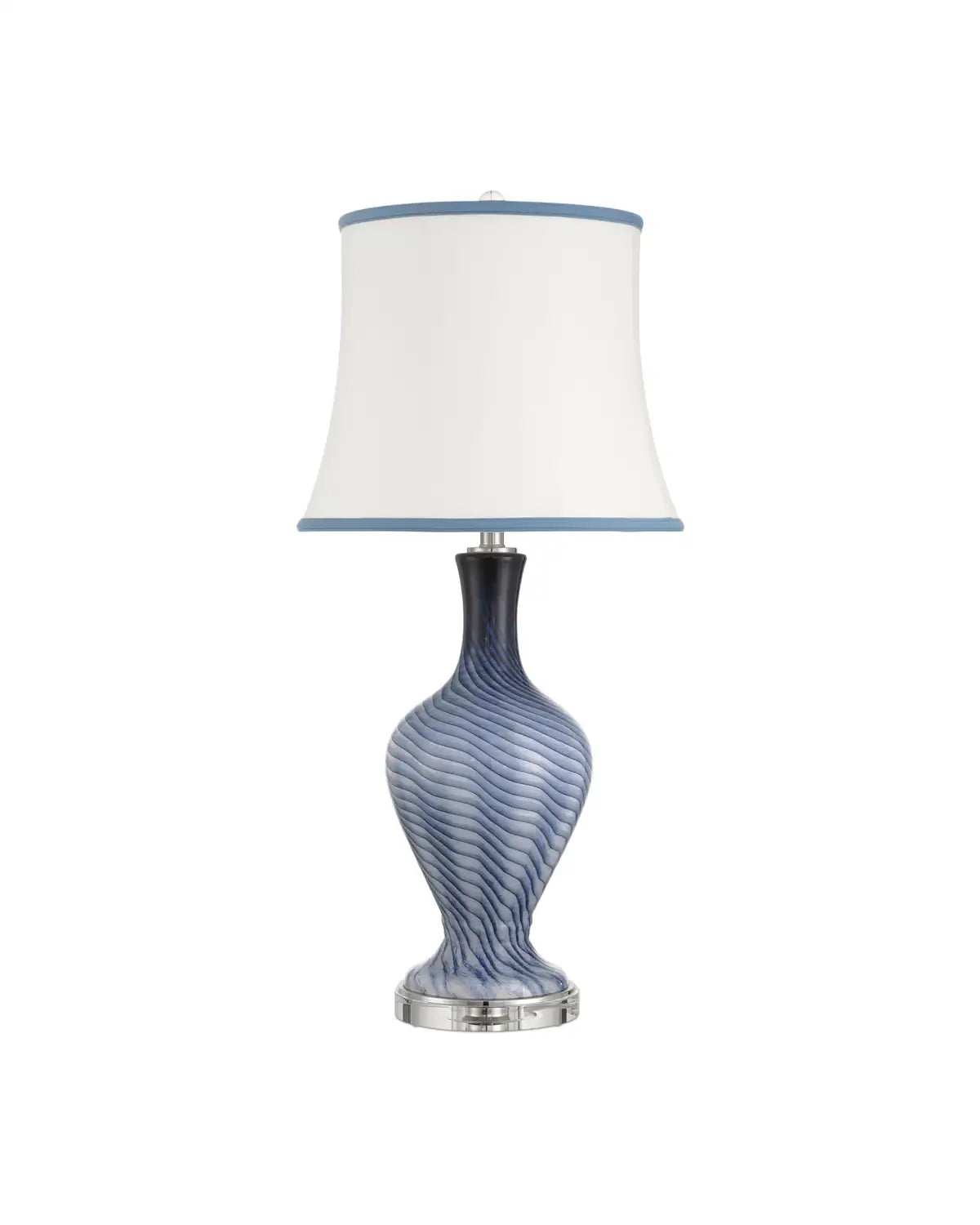 CURREY & COMPANY ZETA BLUE TABLE LAMP - Table