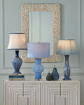 CURREY & COMPANY ZETA BLUE TABLE LAMP - Table