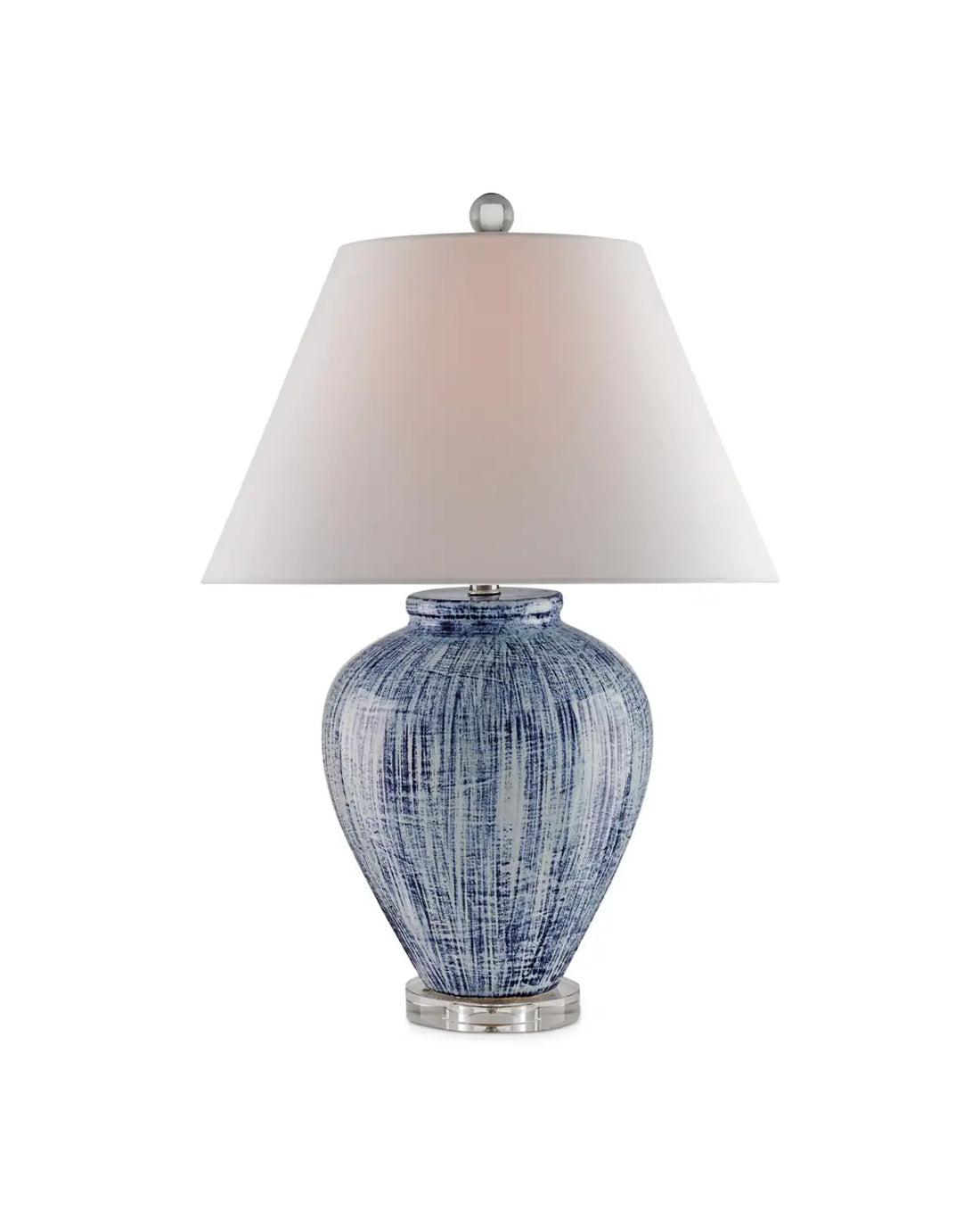 CURREY & COMPANY MALAPROP BLUE TABLE LAMP - Table
