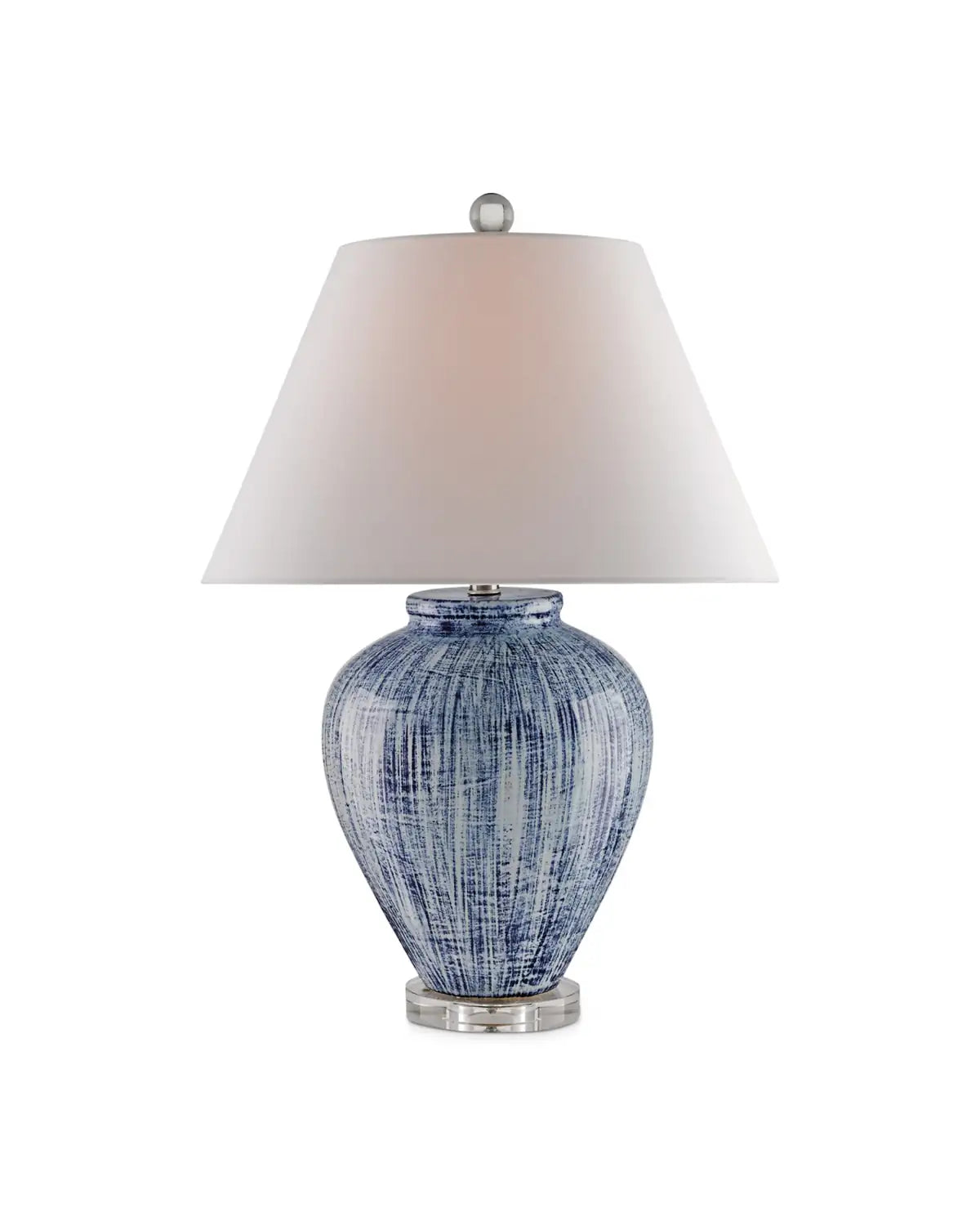 CURREY & COMPANY MALAPROP BLUE TABLE LAMP - Table