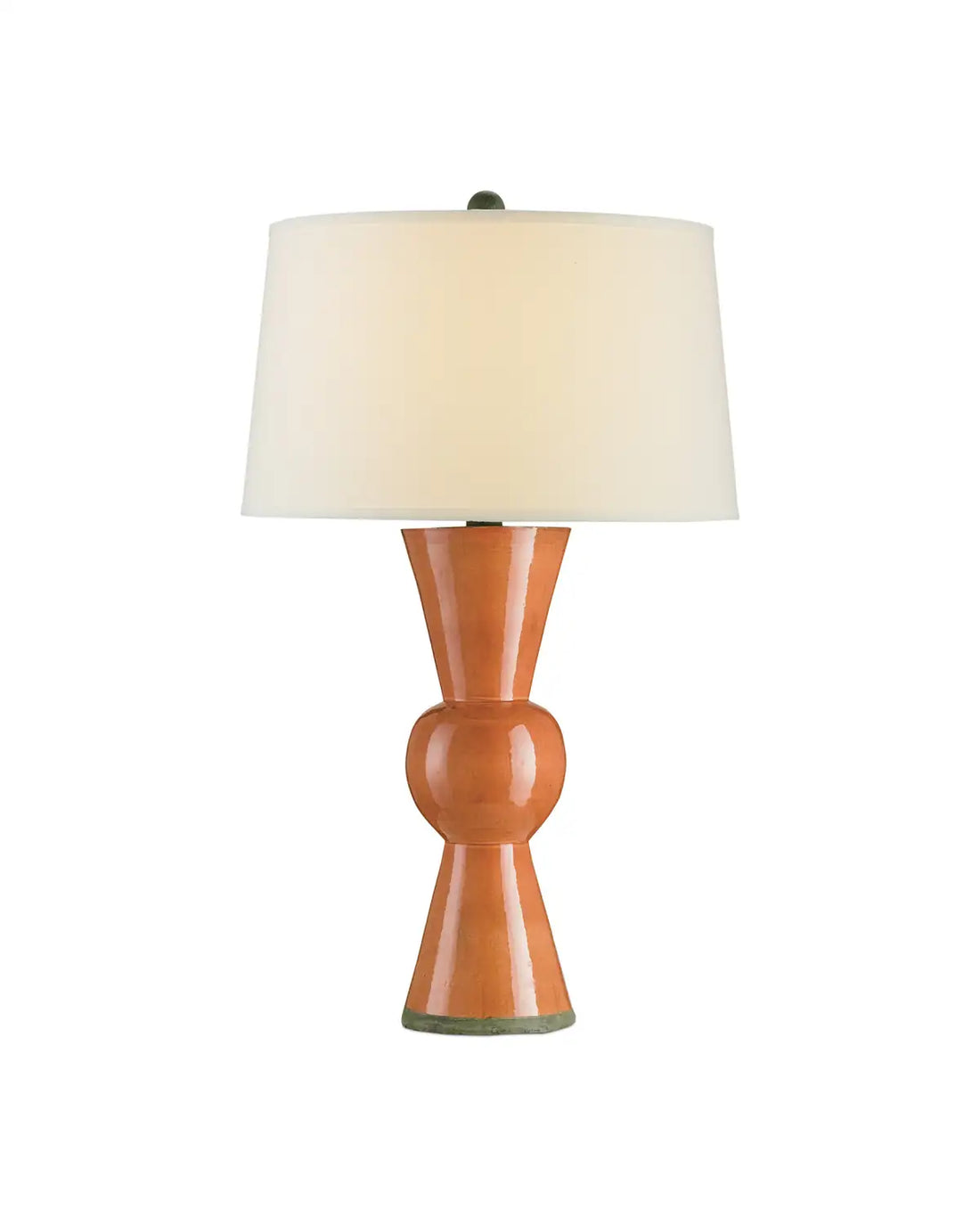 CURREY & COMPANY UPBEAT ORANGE TABLE LAMP - Table