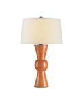 CURREY & COMPANY UPBEAT ORANGE TABLE LAMP - Table