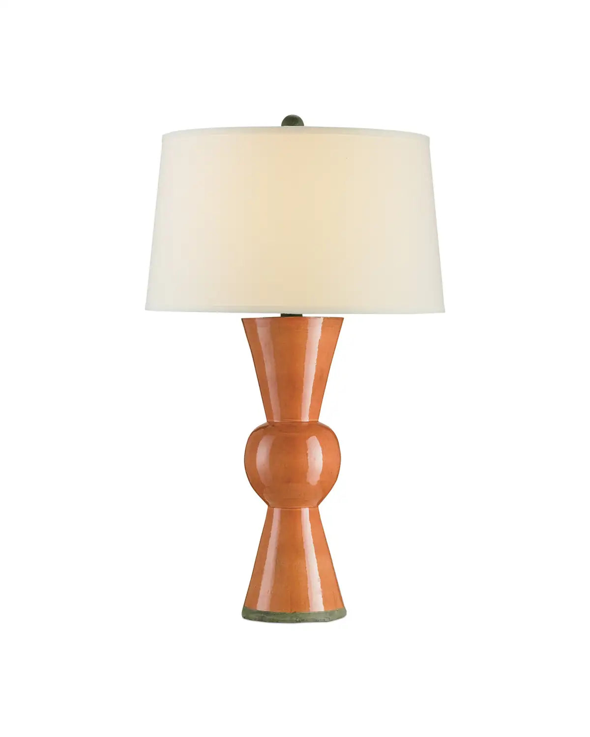 CURREY & COMPANY UPBEAT ORANGE TABLE LAMP - Table