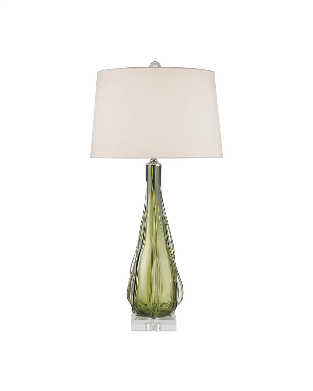 CURREY & COMPANY ZEPHYR GREEN TABLE LAMP - Table