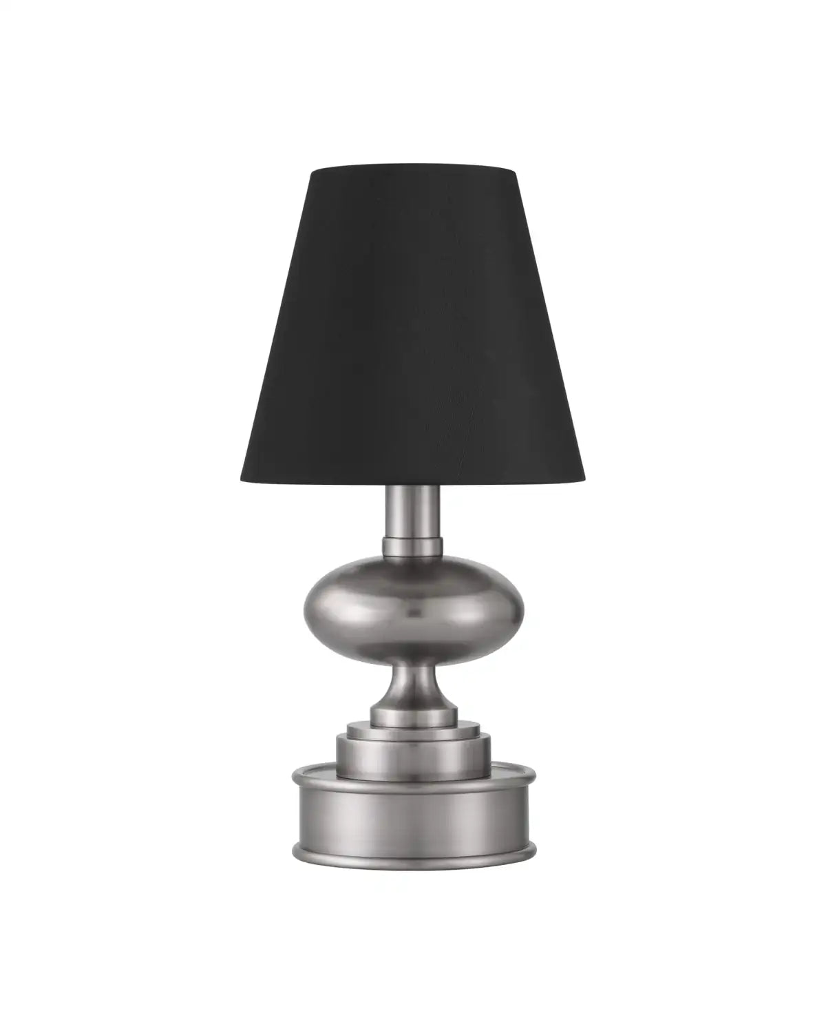 CURREY & COMPANY GALAVANT NICKEL CORDLESS TABLE LAMP - Table