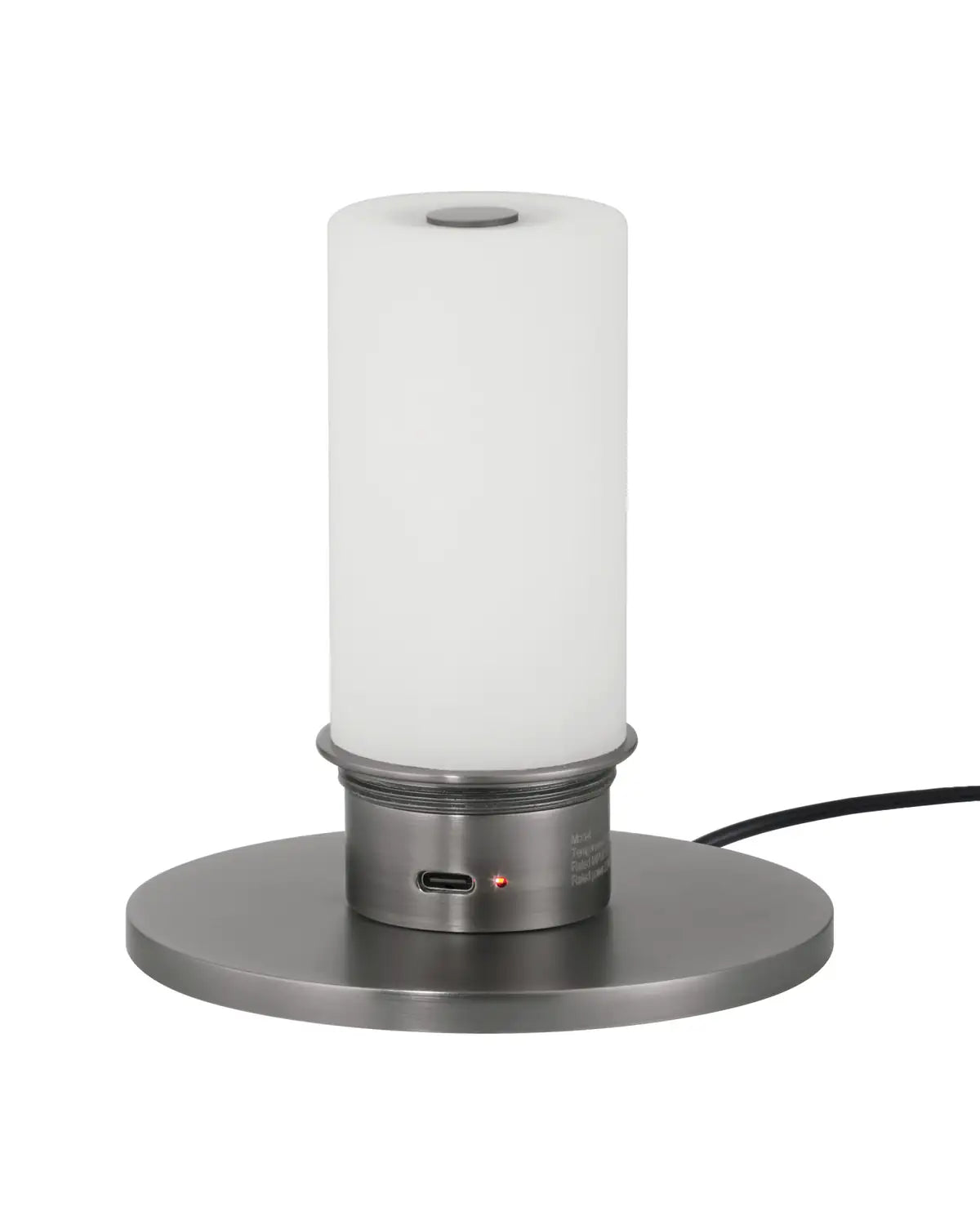 CURREY & COMPANY GALAVANT NICKEL CORDLESS TABLE LAMP - Table