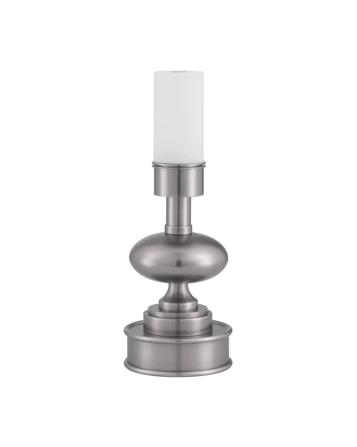 CURREY & COMPANY GALAVANT NICKEL CORDLESS TABLE LAMP - Table