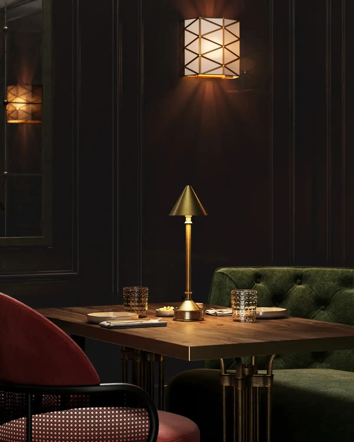 CURREY & COMPANY TRAIPSE CORDLESS TABLE LAMP - Table