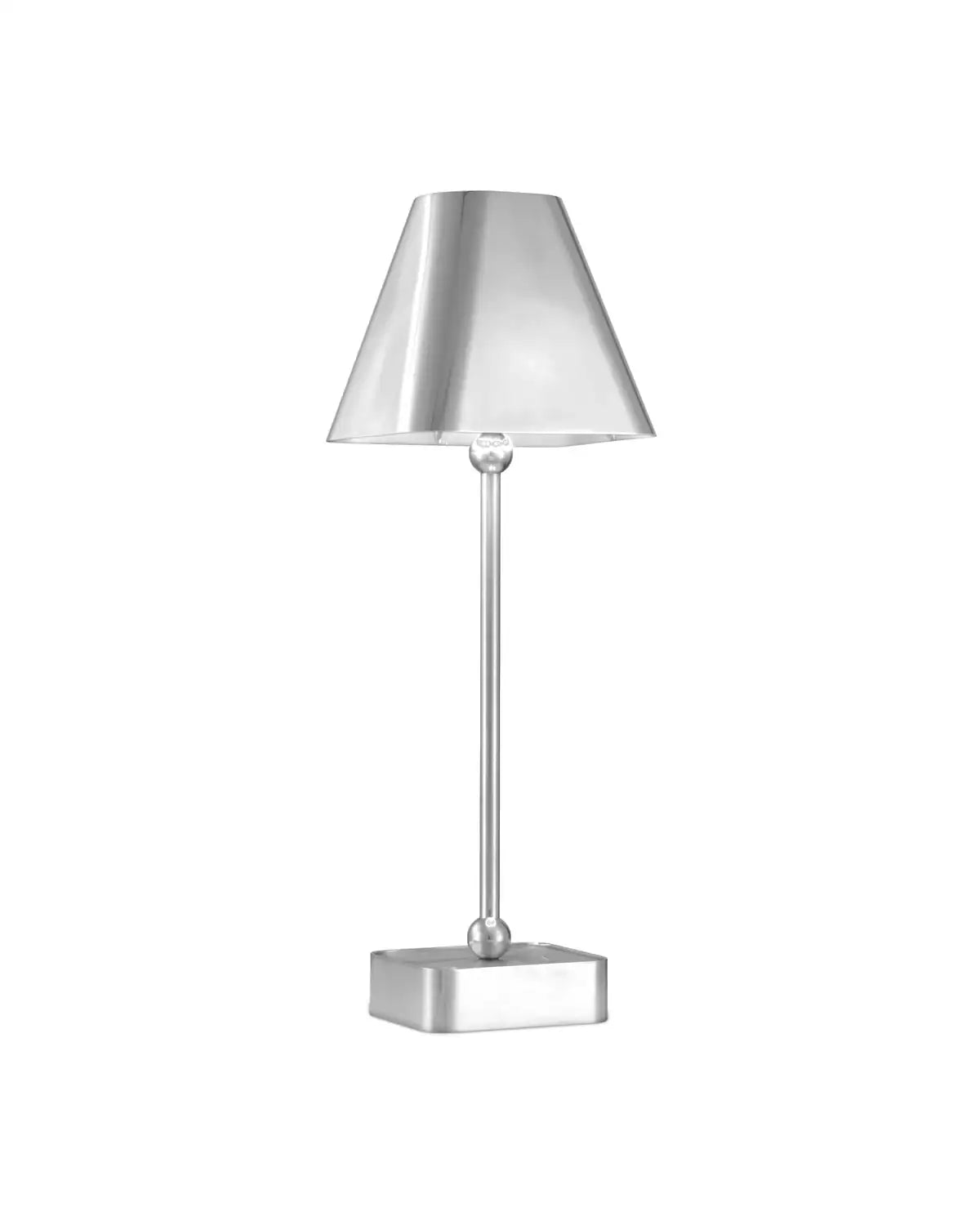 CURREY & COMPANY GADABOUT NICKEL CORDLESS TABLE LAMP - Table