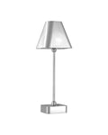CURREY & COMPANY GADABOUT NICKEL CORDLESS TABLE LAMP - Table