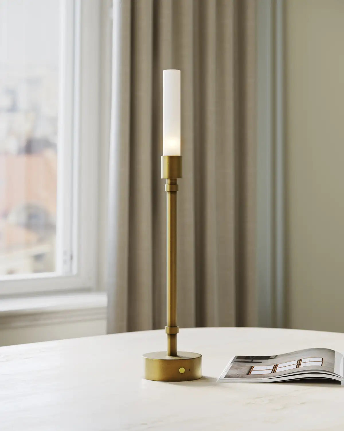 CURREY & COMPANY PASEO CORDLESS TABLE LAMP - Table