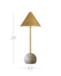 CURREY & COMPANY JOURNEY & CORDLESS TABLE LAMP - Table