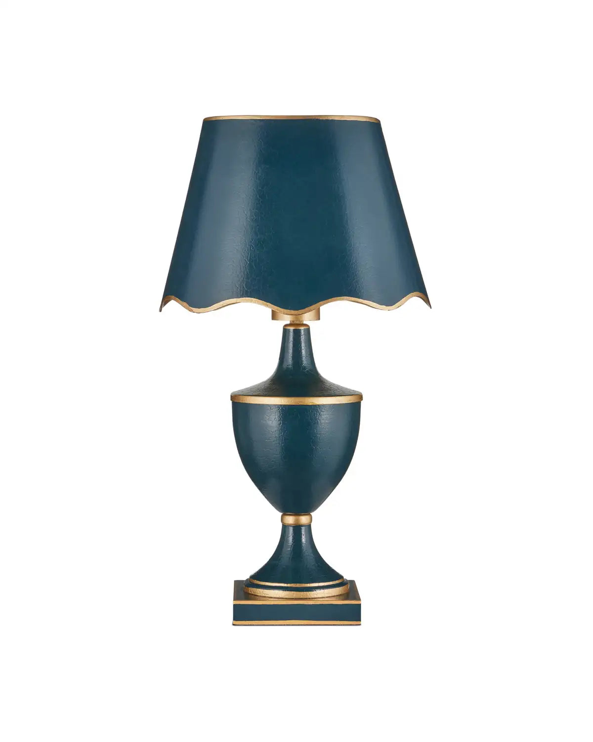 CURREY & COMPANY TRAVELOGUE NAVY CORDLESS TABLE LAMP - Table