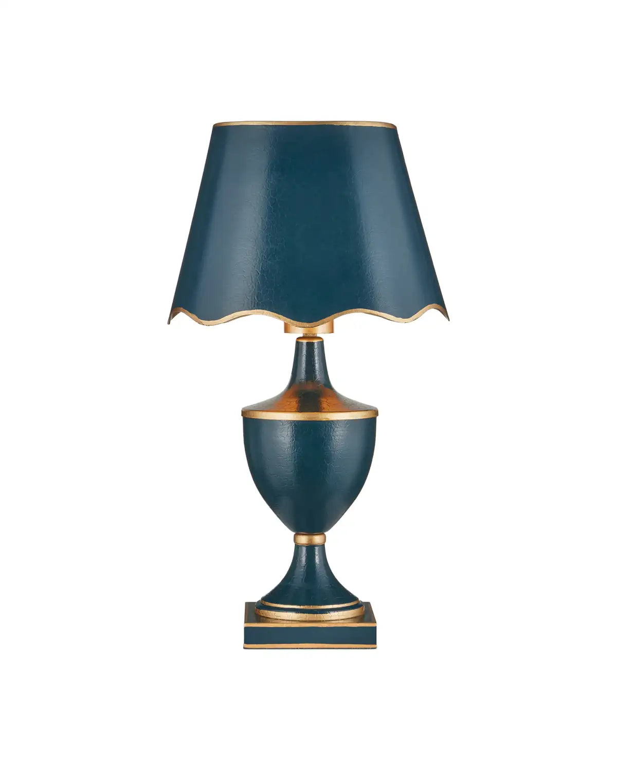 CURREY & COMPANY TRAVELOGUE NAVY CORDLESS TABLE LAMP - Table