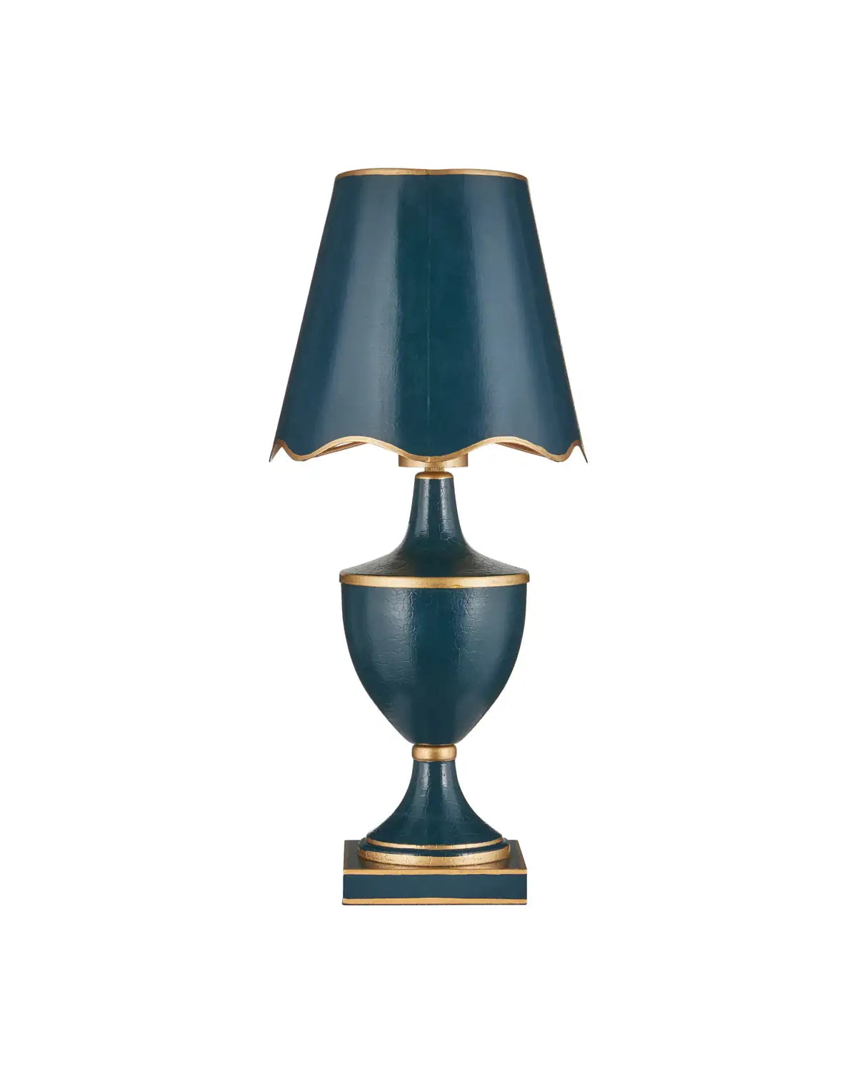 CURREY & COMPANY TRAVELOGUE NAVY CORDLESS TABLE LAMP - Table