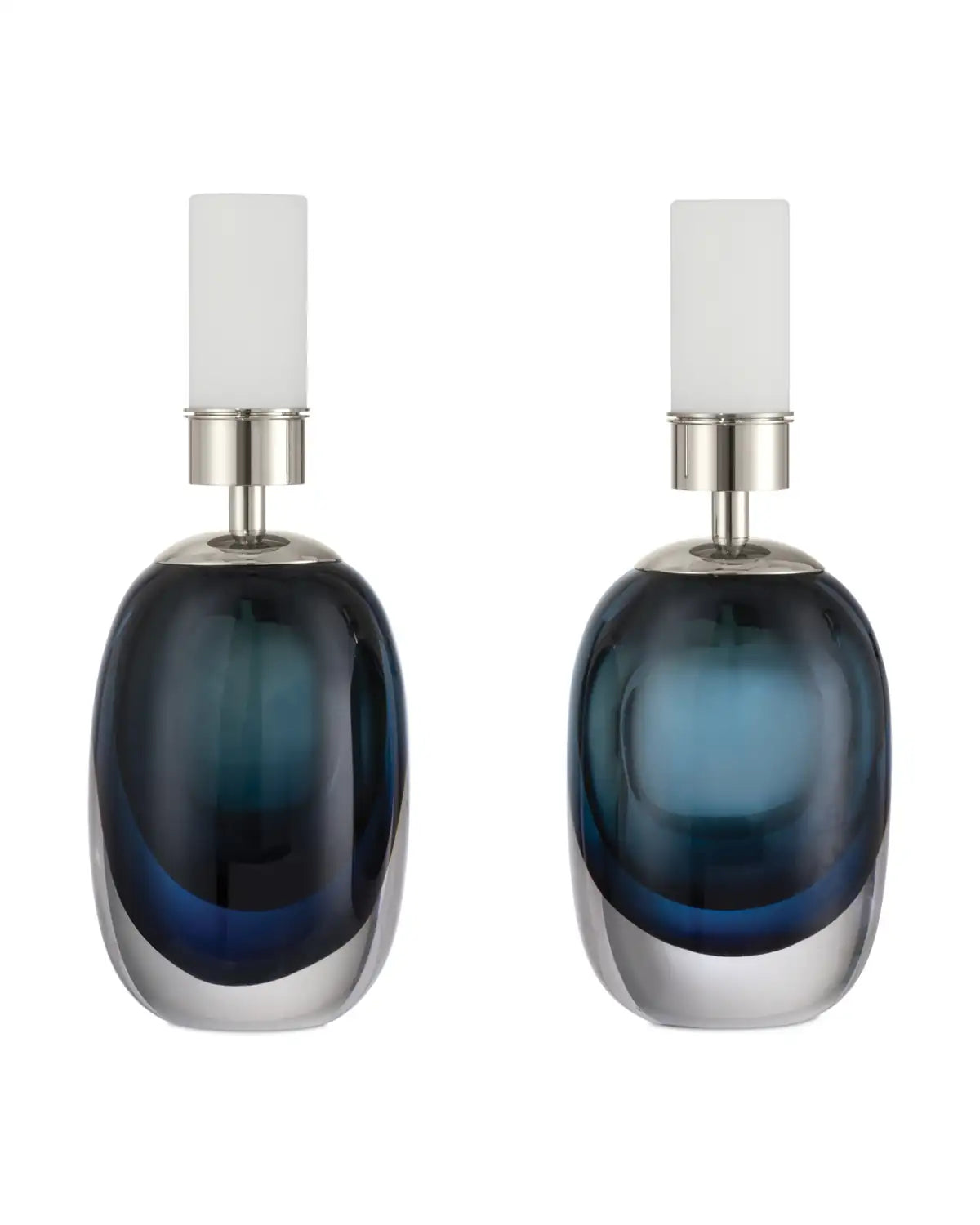 CURREY & COMPANY DANZA BLUE CORDLESS TABLE LAMP - Table